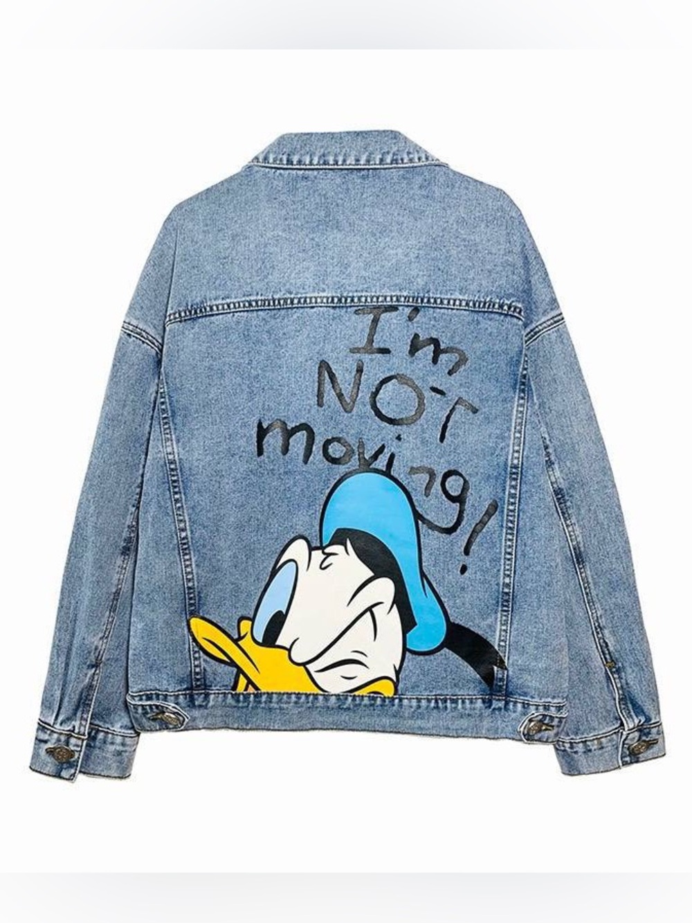 Graphic Donald Duck Denim Jacket - Picture 4 of 7